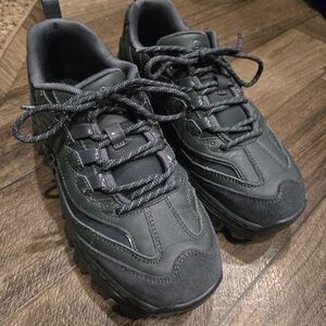 Skechers Doja'lite Chunky Sneaker Olive Women Size 7